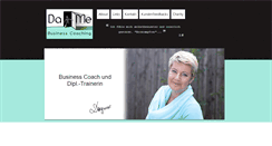 Desktop Screenshot of dame-coaching.at